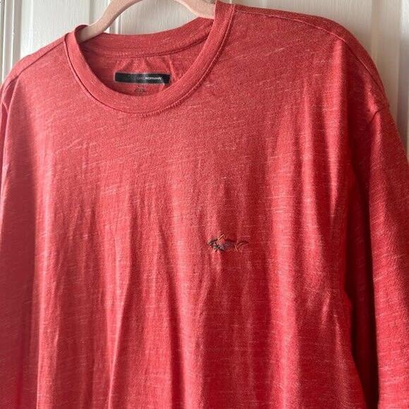 Greg Norman T Shirt Mens XL Red Shark Logo Casual Short Sleeve Crew Neck Top - Picture 2 of 7